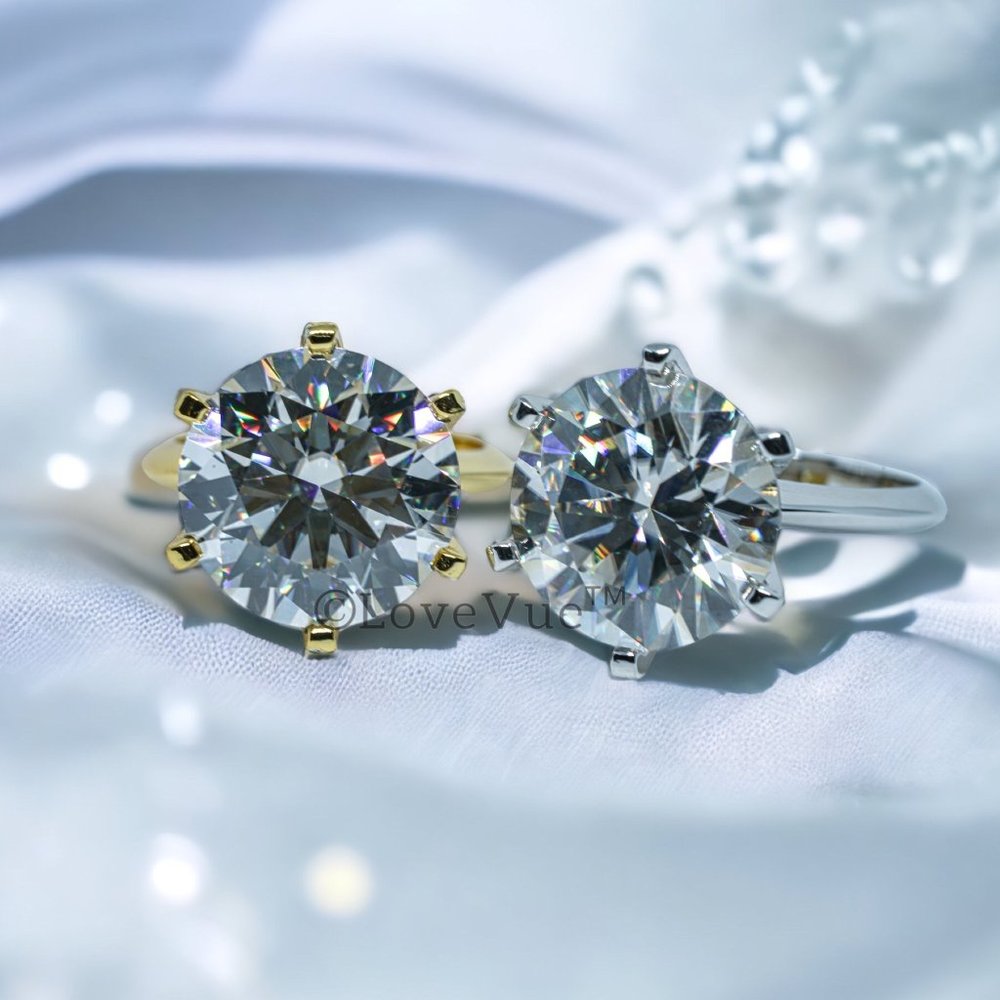 Certified 10ct. t.w. Diamond Large Brilliant Solitaire Engagement Wedding Ring - Picture 7 of 16